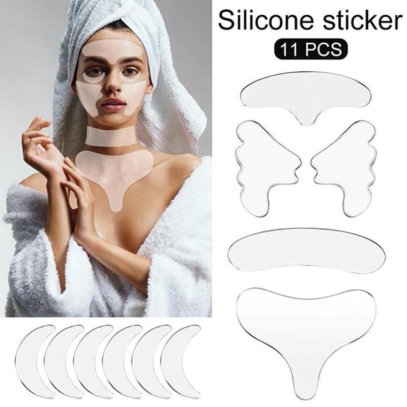 Reusable Silicone Anti - Wrinkle Patch (11Pcs) - odelly.nl
