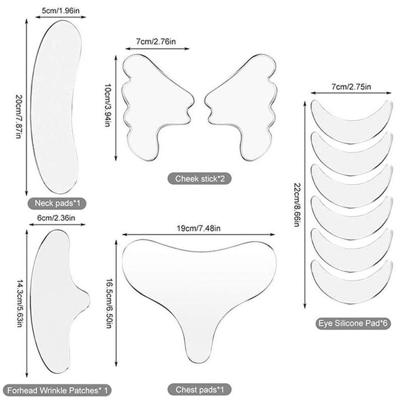 Reusable Silicone Anti - Wrinkle Patch (11Pcs) - odelly.nl