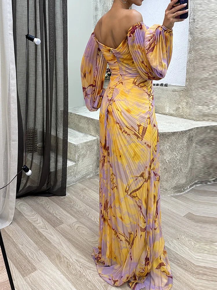 Sophie - Elegante Jurk met V - Hals - odelly.nl