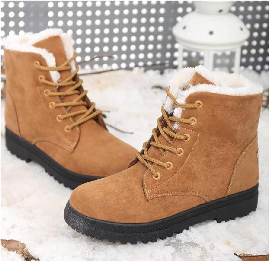 Sophie Snowboots | Antislip sneeuwlaarzen met veters voor dames - odelly.nl