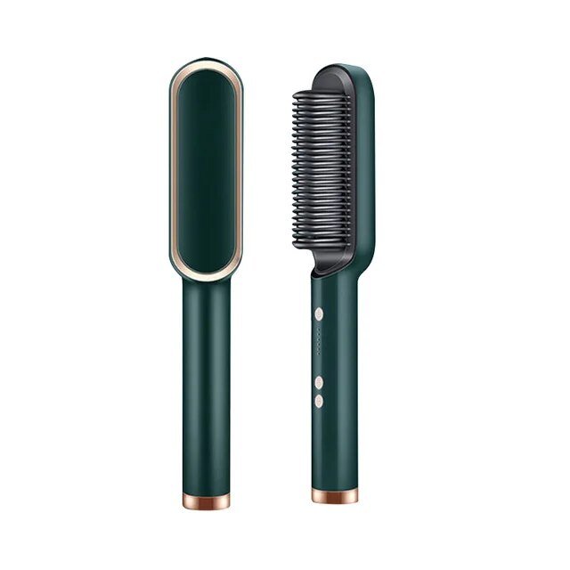 StraiGlow™ Hair Straightener Styling Brush - odelly.nl