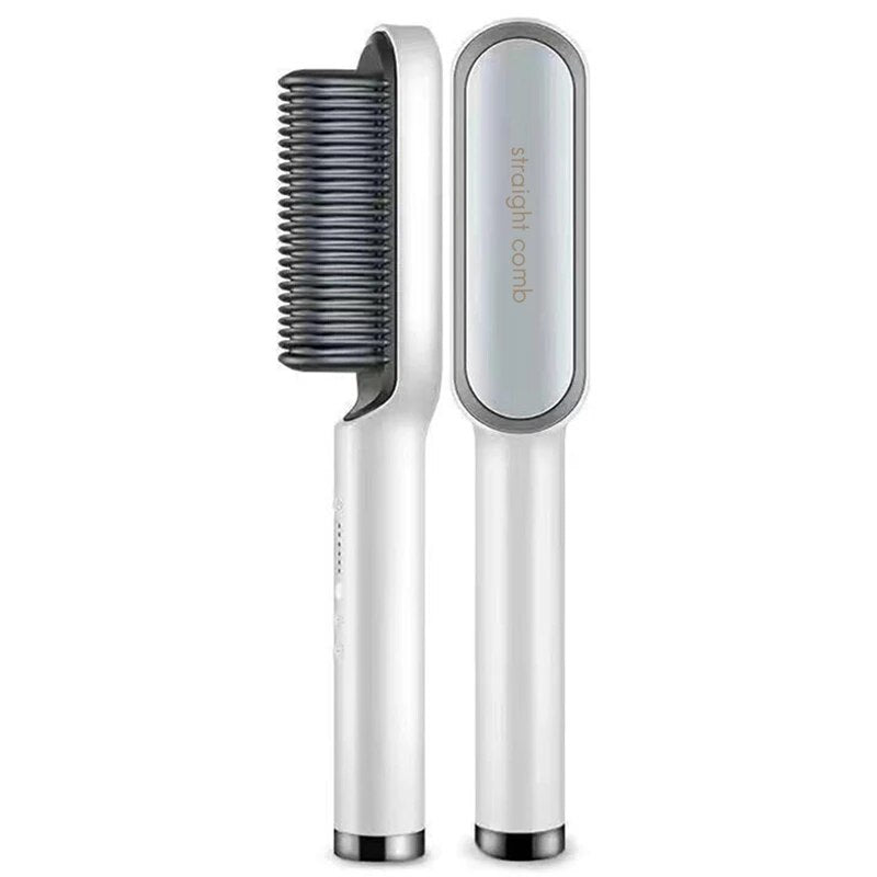 StraiGlow™ Hair Straightener Styling Brush - odelly.nl