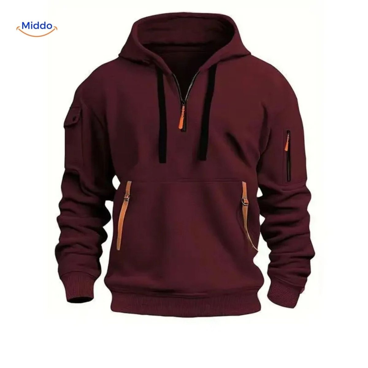 Thom™ Hooded Pullover | Comfort, Duurzaam, Stijlvol en Praktisch - odelly.nl