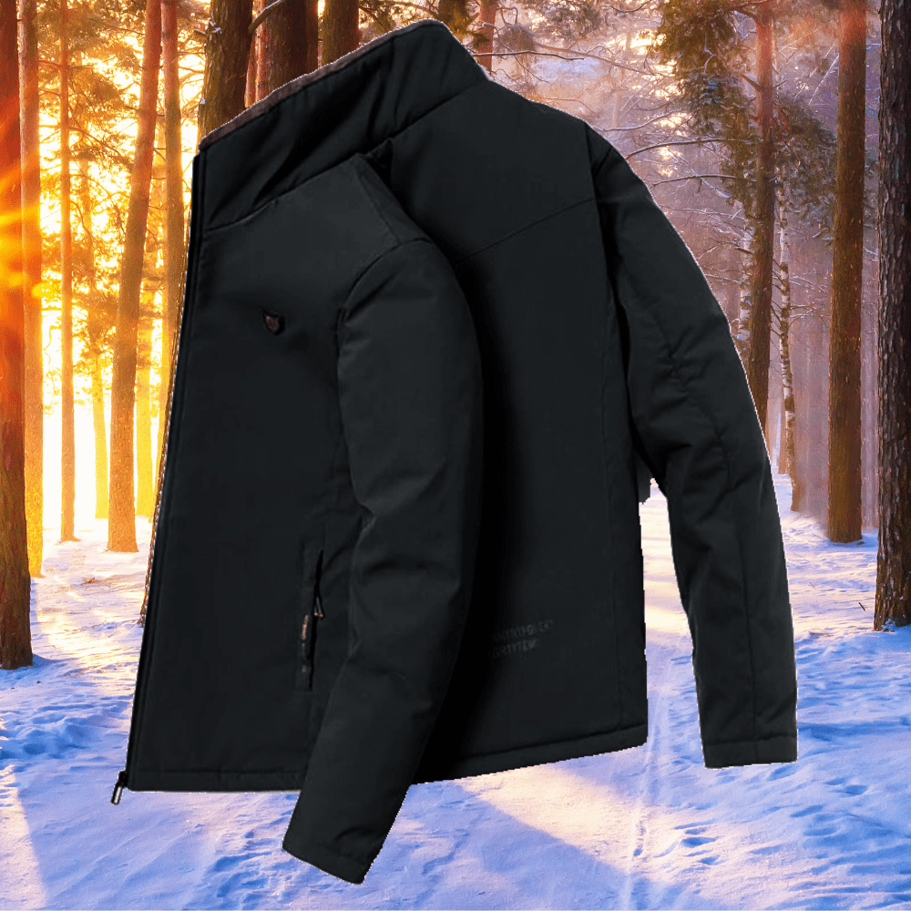 Tom Fleece Jack | Casual winterjas voor mannen met een warme voering - odelly.nl