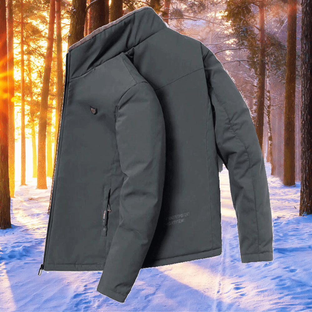 Tom Fleece Jack | Casual winterjas voor mannen met een warme voering - odelly.nl