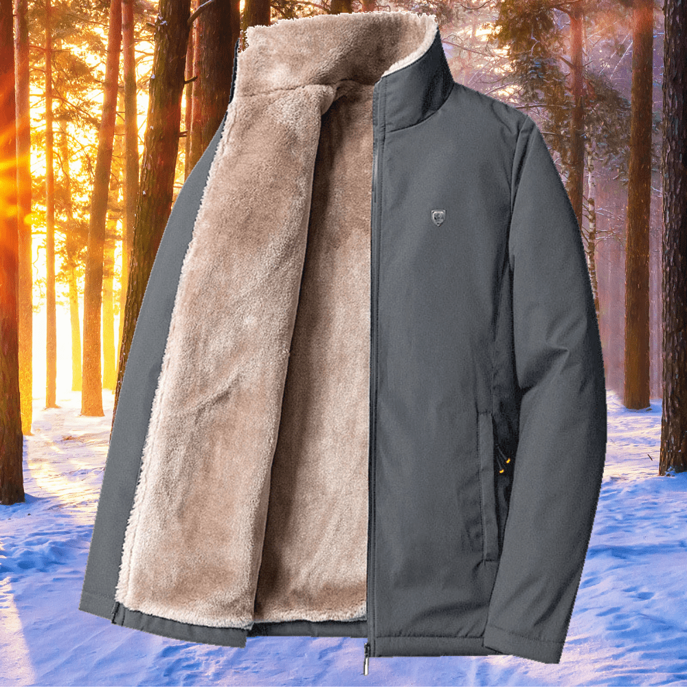 Tom Fleece Jack | Casual winterjas voor mannen met een warme voering - odelly.nl