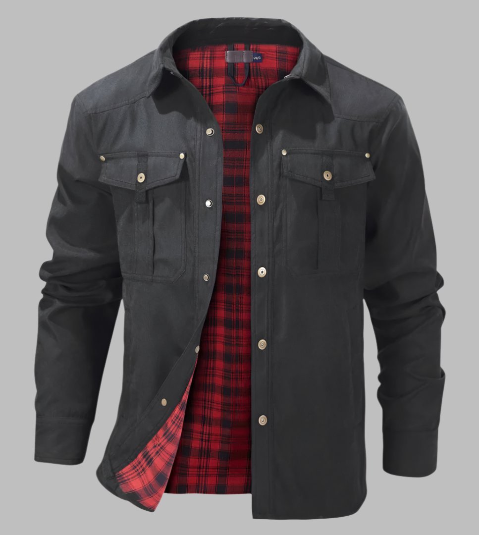 Tomson Denim Overhemd | Flanellen gevoerd spijkerjack voor heren - odelly.nl
