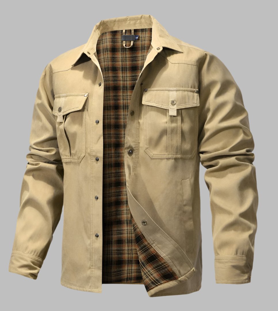 Tomson Denim Overhemd | Flanellen gevoerd spijkerjack voor heren - odelly.nl