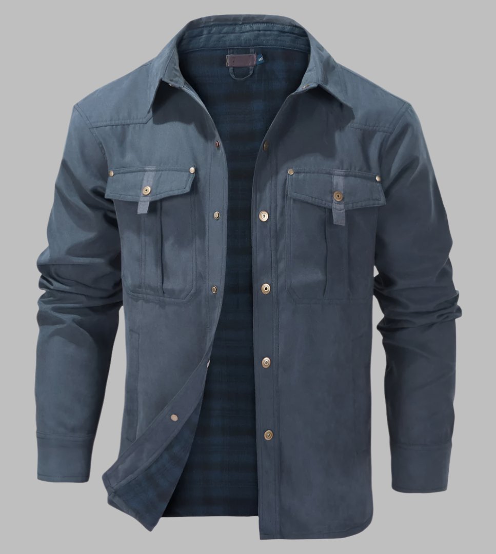 Tomson Denim Overhemd | Flanellen gevoerd spijkerjack voor heren - odelly.nl