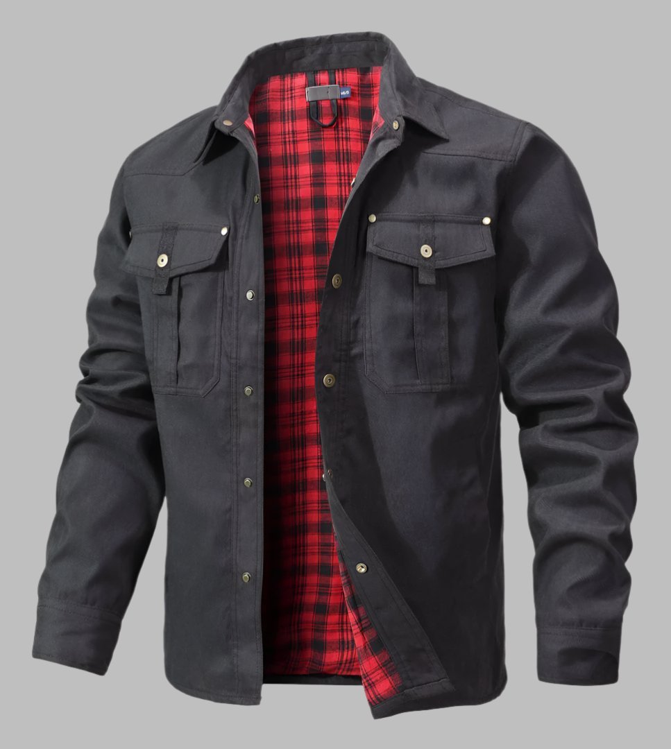Tomson Denim Overhemd | Flanellen gevoerd spijkerjack voor heren - odelly.nl