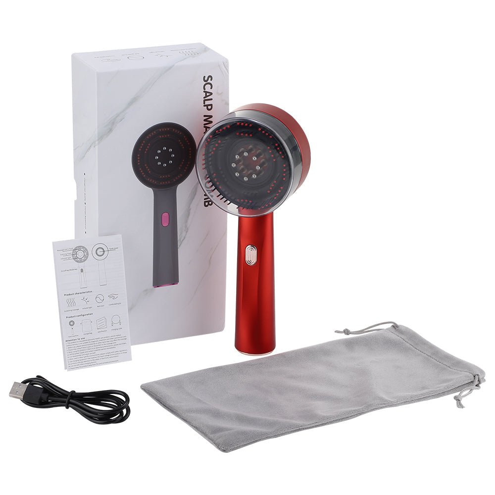 VelvetScalp™ Luxe Haarmassageborstel Voor Haargroei - odelly.nl
