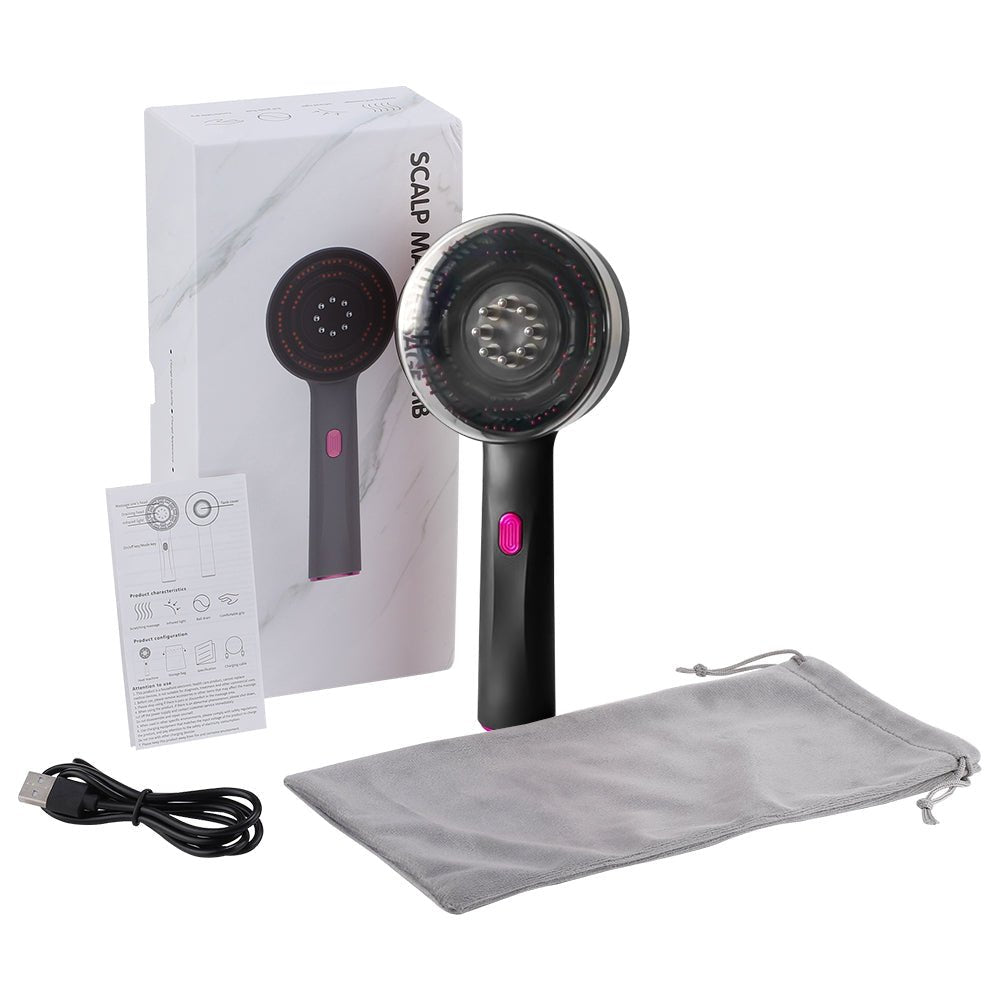 VelvetScalp™ Luxe Haarmassageborstel Voor Haargroei - odelly.nl