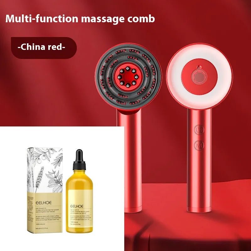 VelvetScalp™ Luxe Haarmassageborstel Voor Haargroei - odelly.nl
