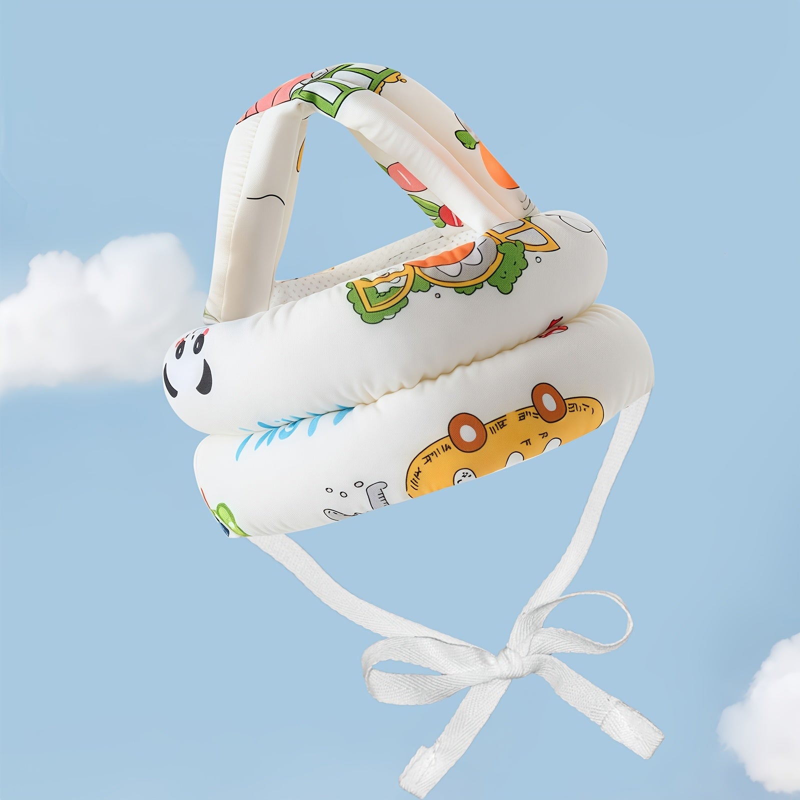 1 stuk valbeschermende hoofdbeschermer met cartoonpatroon voor baby's en peuters, essentieel voor baby's van 6-24 maanden tijdens hun eerste stapjes