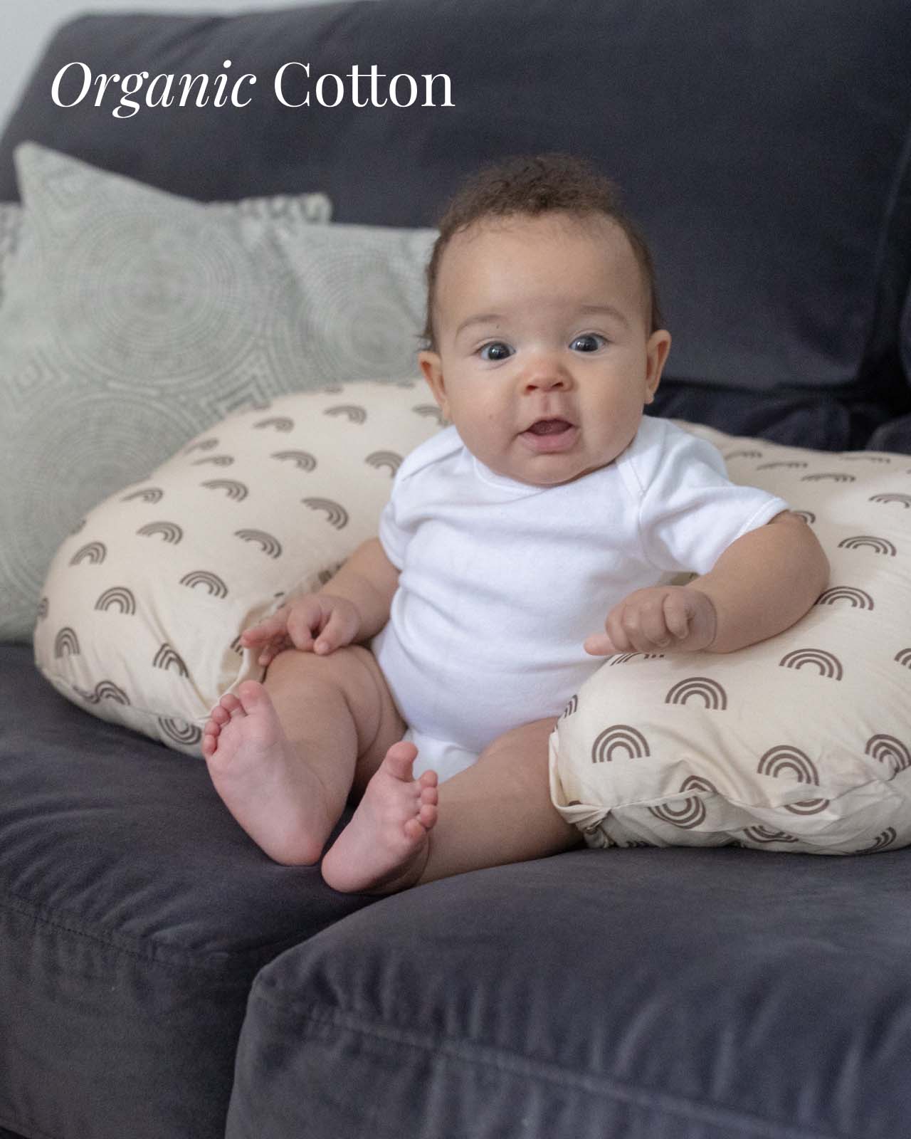 BABYGO® Rainbow Nursing Pillow