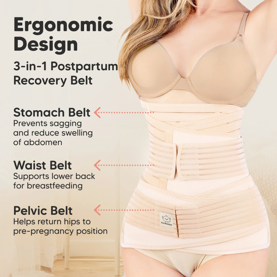 Maternity Belt Bundle [2 Maternity Belts + 1 Postpartum Belt + Free Gift]