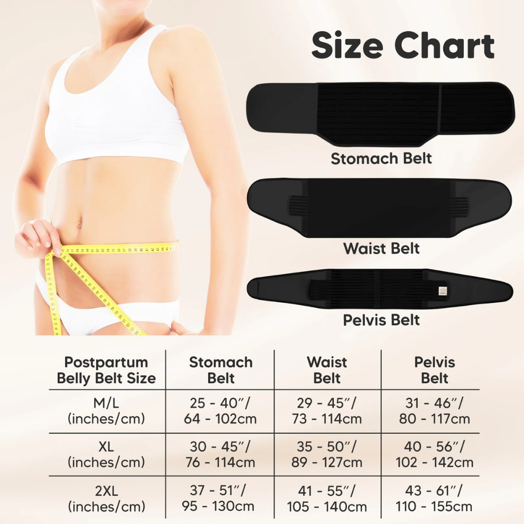 Maternity Belt Bundle [2 Maternity Belts + 1 Postpartum Belt + Free Gift]