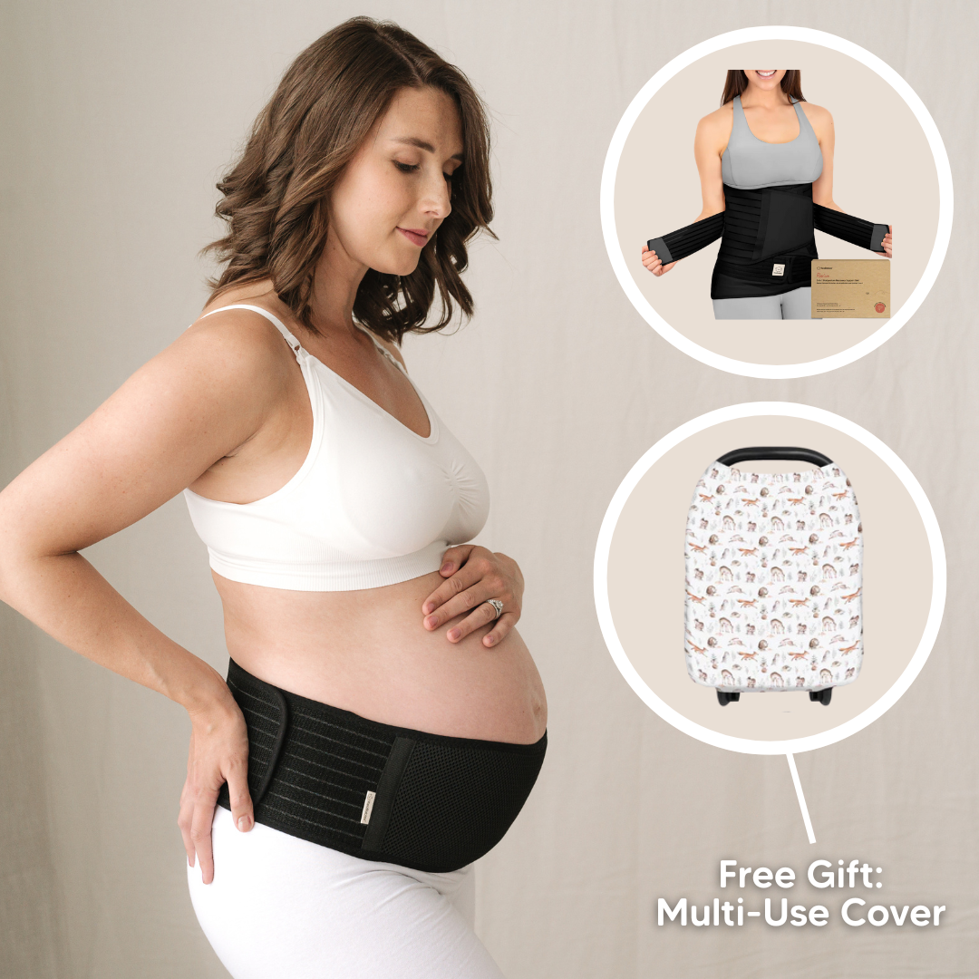 Maternity Belt Bundle [2 Maternity Belts + 1 Postpartum Belt + Free Gift]