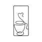 Barista Cups Wanddecoratie | Esthetische Koffiemok Wandkunst voor Creatieve Ruimte - Inrichting - odelly.nl