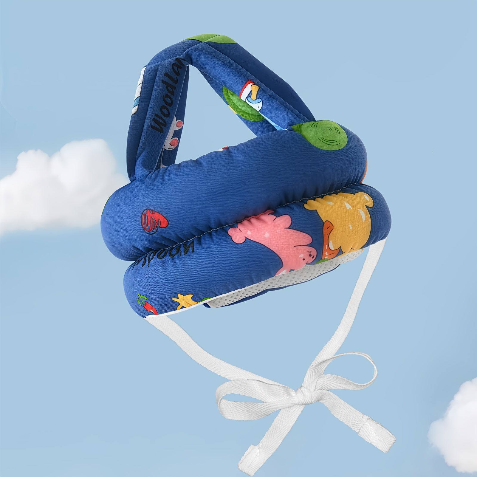 1 stuk valbeschermende hoofdbeschermer met cartoonpatroon voor baby's en peuters, essentieel voor baby's van 6-24 maanden tijdens hun eerste stapjes