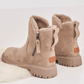 Eva Enkellaarsjes | Orthopedische fleece dames enkellaarsjes voor optimaal comfort - odelly.nl