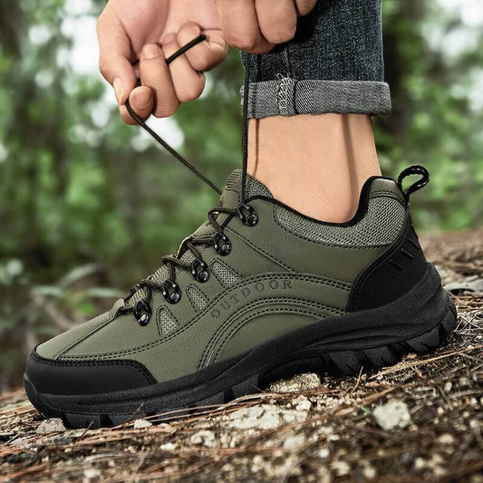 Lucas Wandelschoenen | Duurzame groene waterdichte schoenen voor heren - odelly.nl