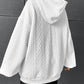 Nikki Hoodie | Warme elegante oversized hoodie met kabeldesign en capuchon - odelly.nl
