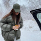 Nikki Puffer | Oversized padded puffer voor dames - odelly.nl