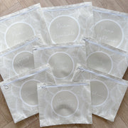 Ziekenhuistas organizers Beige Blad – volledige set van 10 gelabelde opbergzakken