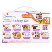 Dreambaby 35-delige veiligheidspakket L7081 – productinhoud op originele verpakking
