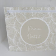 Ziekenhuistas organizers Beige Blad – vergelijking groter formaat