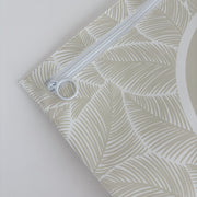 Ziekenhuistas organizers Beige Blad – detailfoto ritssluiting